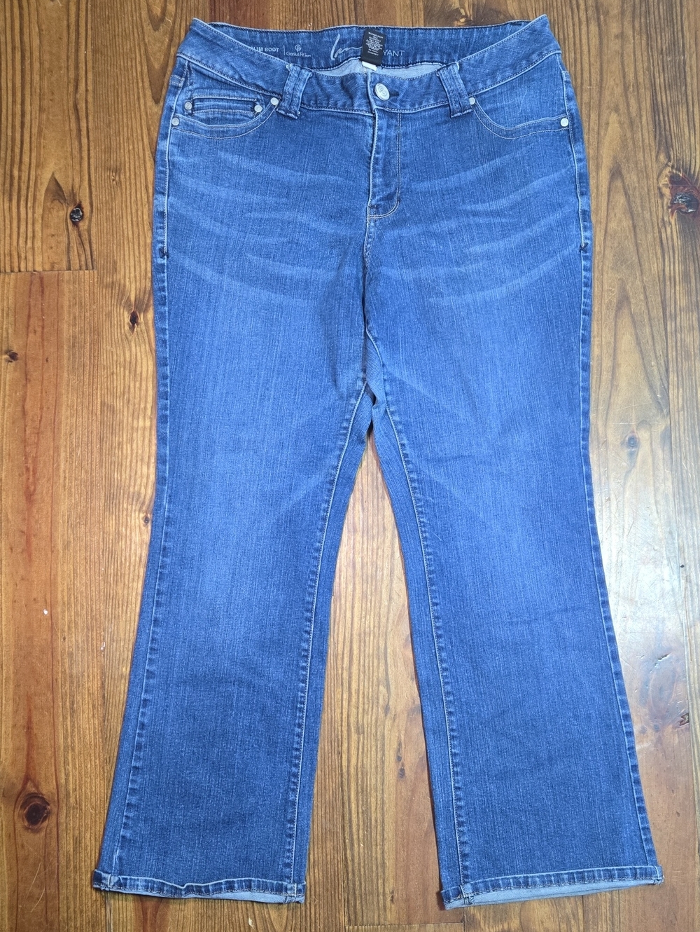 Lane Bryant Blue Bootcut Jeans